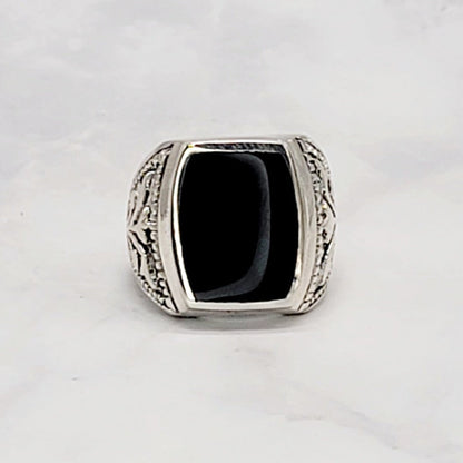 Black Stone Ring