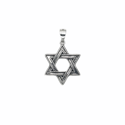 Solid Star Of David Pendant