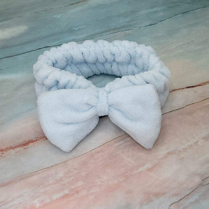 Spa Elastic Headband With Bow.