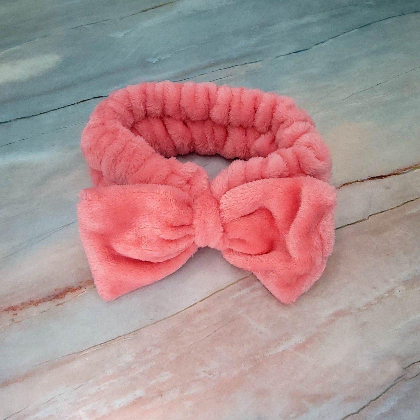 Spa Elastic Headband With Bow.