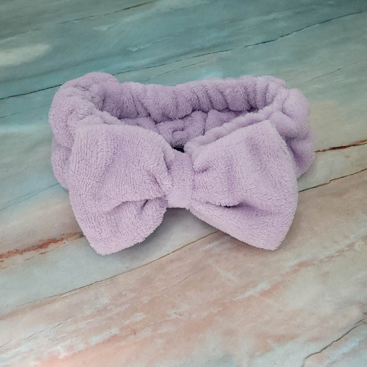 Spa Elastic Headband With Bow.