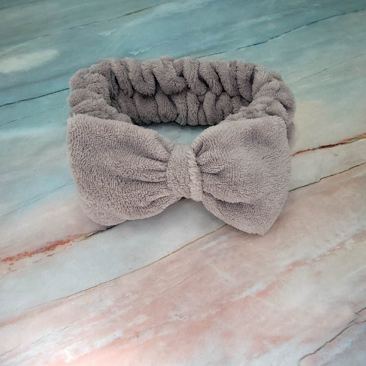 Spa Elastic Headband With Bow.