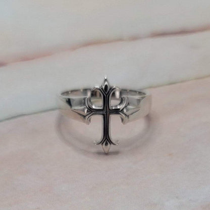 Medieval Cross Ring